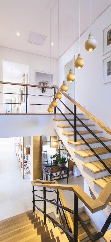 Staircase in a modern home